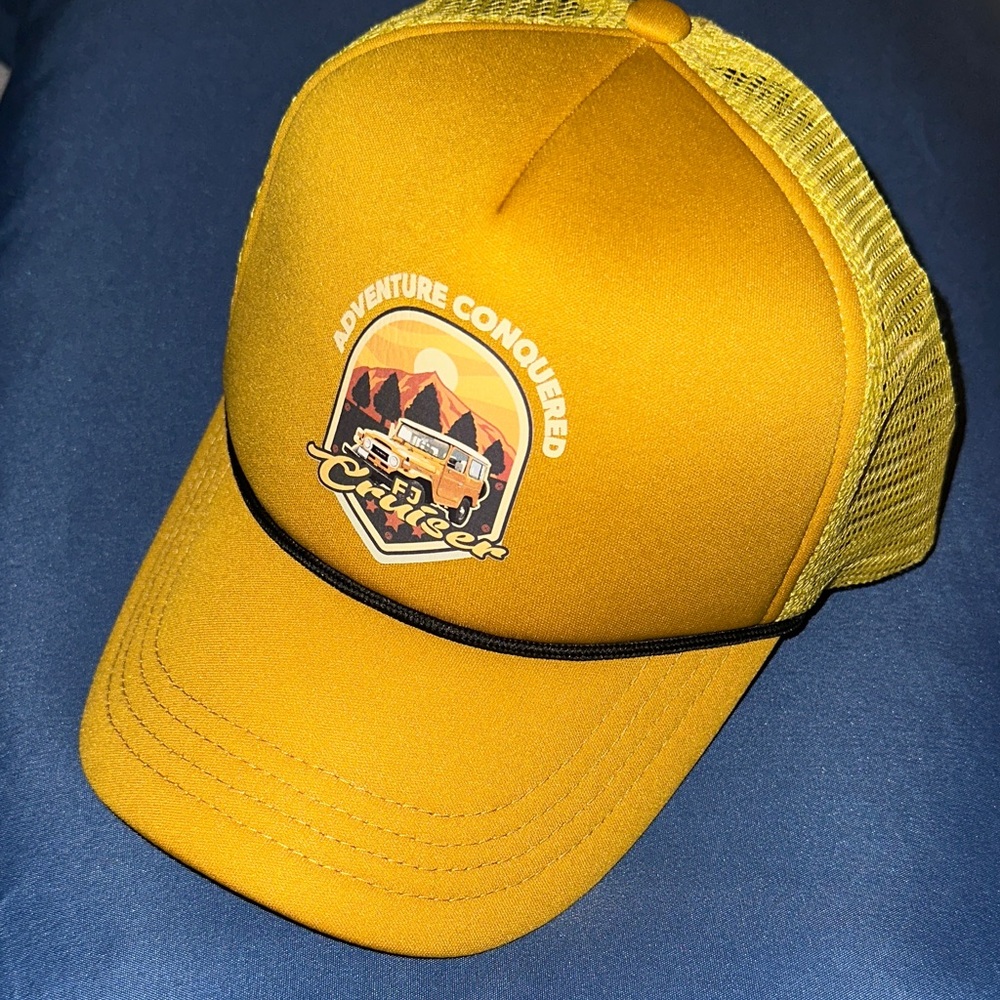 Golden Adventure Graphic Trucker Hat